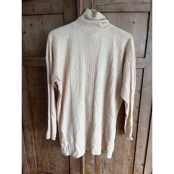 Itialian Wool And Cashmere Cream Colored Sweater Italy Venezia - Picture 5 of 8